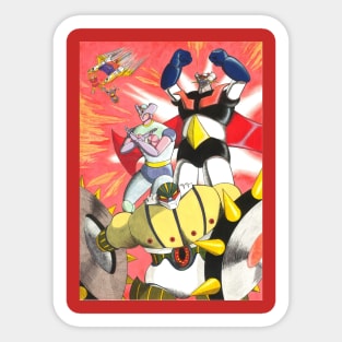 Jeeg VS MazingerZ Sticker